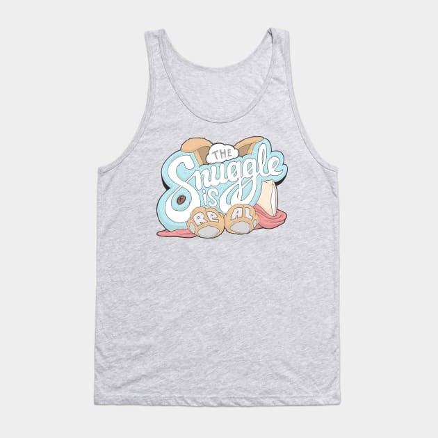 The Snuggle Is Real Tank Top by Black Otter